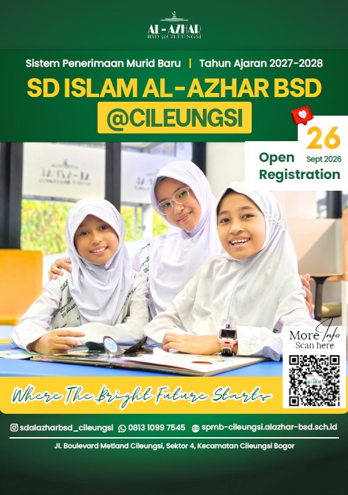 Cover e-flyer SD Sekolah Islam Al-Azhar BSD@Cileungsi